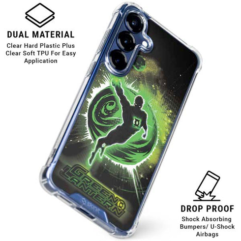 DC Comics Green Lantern Cosmic Action Pose Galaxy S25 Plus Clear Case