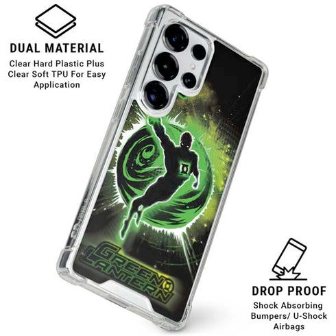 DC Comics Green Lantern Cosmic Action Pose Galaxy S26 Ultra Clear Case