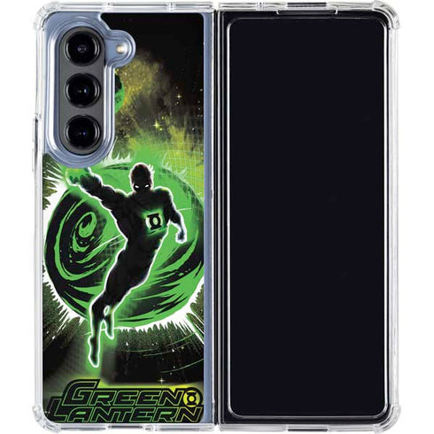 DC Comics Green Lantern Cosmic Action Pose Galaxy Z Fold5 5G Clear Case