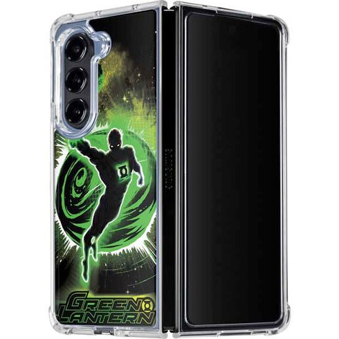 DC Comics Green Lantern Cosmic Action Pose Galaxy Z Fold5 5G Clear Case