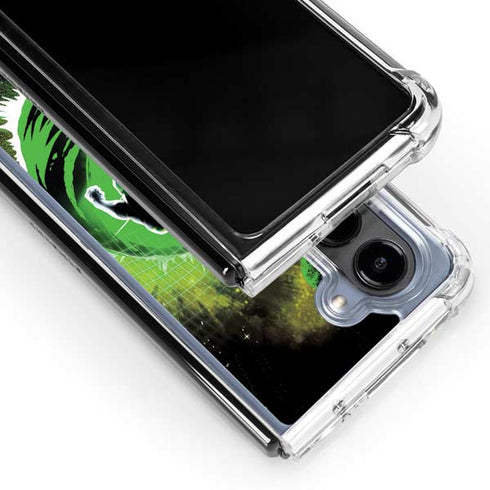 DC Comics Green Lantern Cosmic Action Pose Galaxy Z Fold5 5G Clear Case