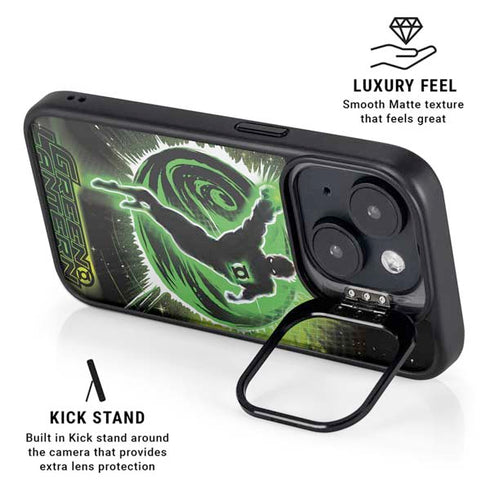 DC Comics Green Lantern Cosmic Action Pose iPhone 14 Plus Kickstand Case