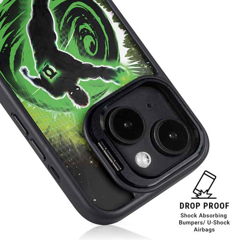 DC Comics Green Lantern Cosmic Action Pose iPhone 14 Plus Kickstand Case