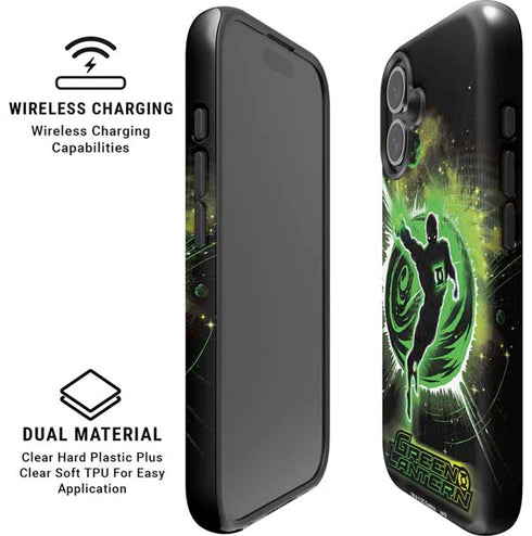 DC Comics Green Lantern Cosmic Action Pose iPhone 16 Plus Magsafe Impact Case
