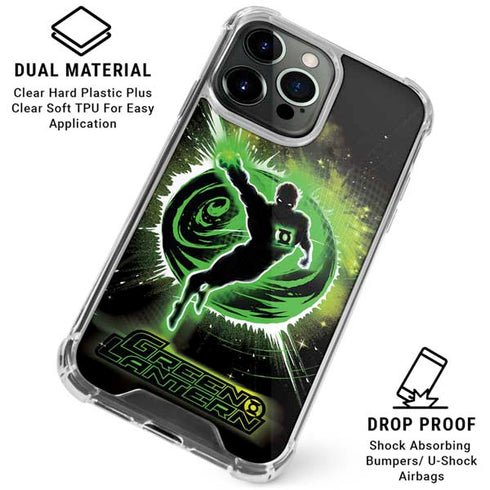 DC Comics Green Lantern Cosmic Action Pose iPhone 16 Pro Max Clear Case
