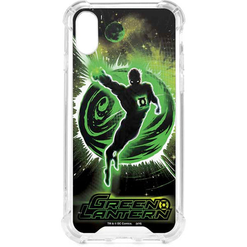 DC Comics Green Lantern Cosmic Action Pose iPhone XS Clear Case