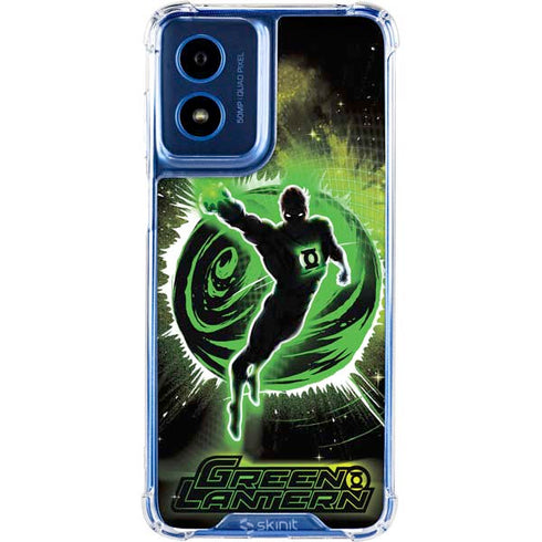 DC Comics Green Lantern Cosmic Action Pose Moto G Play 4G (2024) Clear Case