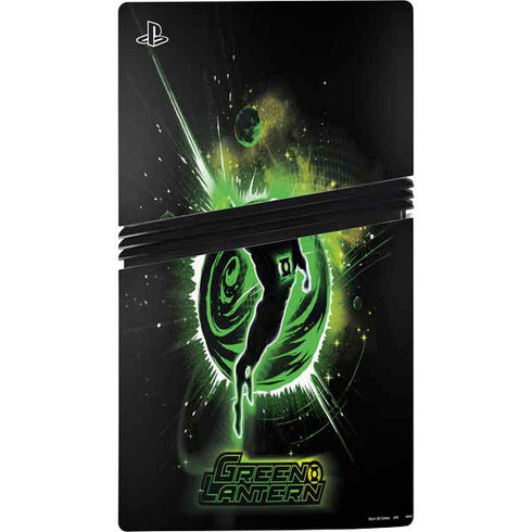 DC Comics Green Lantern Cosmic Action Pose PS5 Pro Console Skin