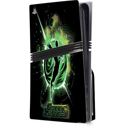 DC Comics Green Lantern Cosmic Action Pose PS5 Pro Disk Console Skin