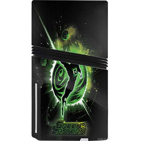 DC Comics Green Lantern Cosmic Action Pose PS5 Pro Disk Console Skin