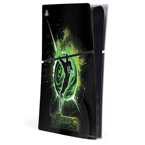 DC Comics Green Lantern Cosmic Action Pose PS5 Slim Digital Edition Console Skin