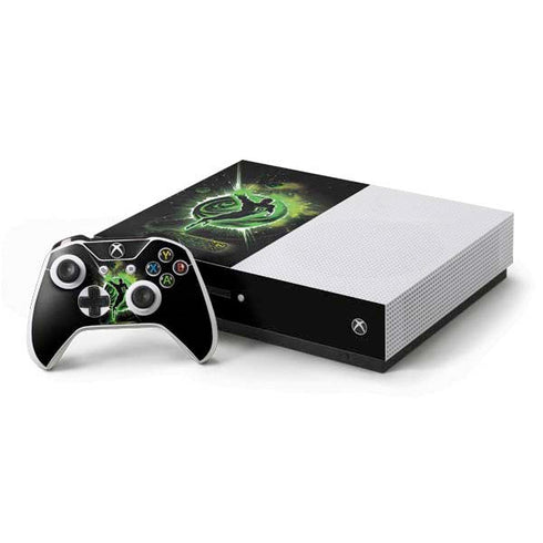 DC Comics Green Lantern Cosmic Action Pose Xbox One S Console and Controller Bundle Skin