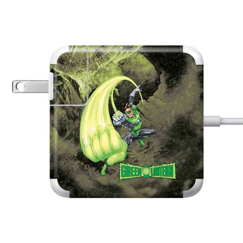 DC Comics Green Lantern Super Punch 85W Power Adapter (15 and 17 inch MacBook Pro Charger) Skin