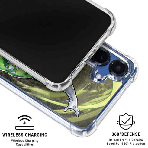 DC Comics Green Lantern Super Punch Galaxy S25 Clear Case
