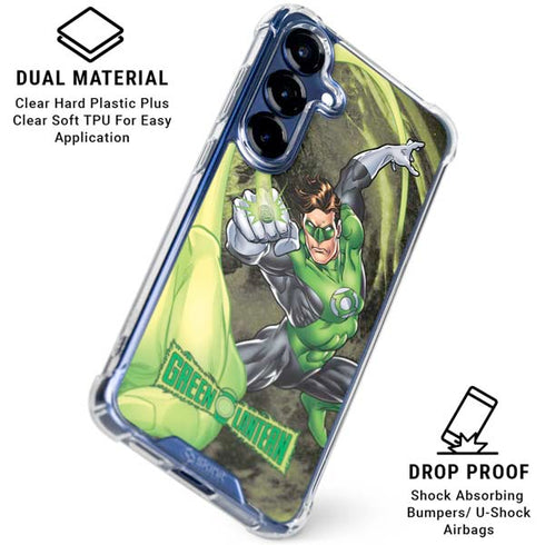 DC Comics Green Lantern Super Punch Galaxy S25 Plus Clear Case