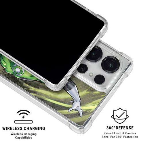 DC Comics Green Lantern Super Punch Galaxy S25 Ultra Clear Case