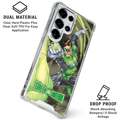 DC Comics Green Lantern Super Punch Galaxy S25 Ultra Clear Case