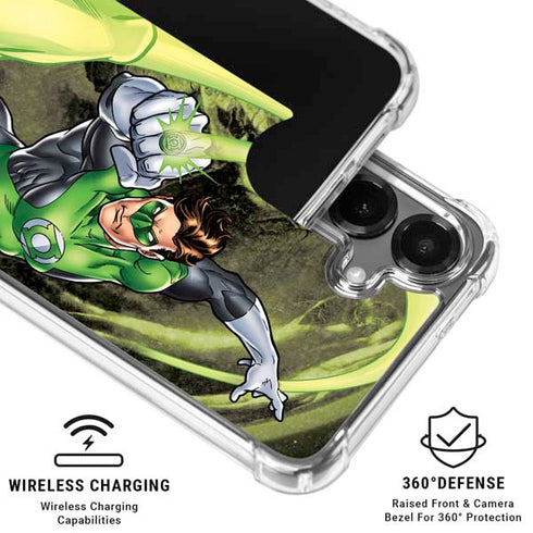 DC Comics Green Lantern Super Punch Galaxy S26 Clear Case