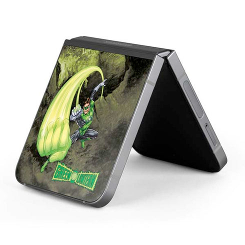 DC Comics Green Lantern Super Punch Galaxy Z Flip6 Skin