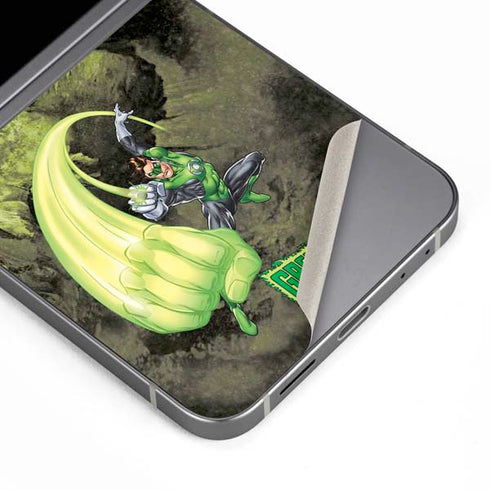 DC Comics Green Lantern Super Punch Galaxy Z Flip6 Skin