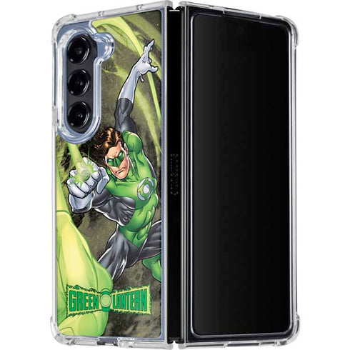 DC Comics Green Lantern Super Punch Galaxy Z Fold5 5G Clear Case
