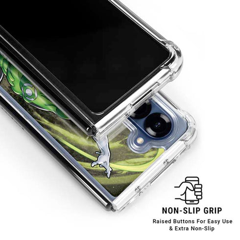 DC Comics Green Lantern Super Punch Galaxy Z Fold6 Clear Case