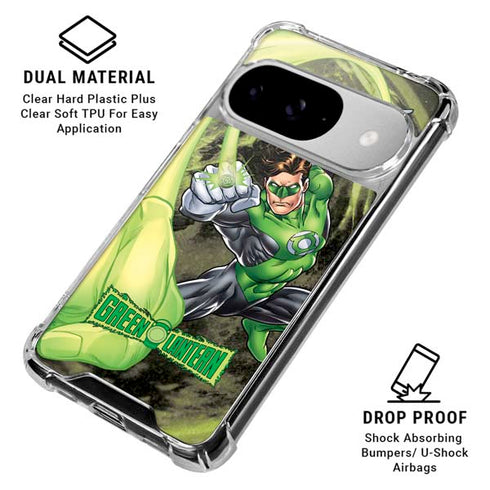 DC Comics Green Lantern Super Punch Google Pixel 10 Clear Case