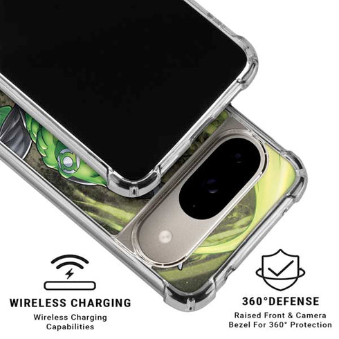 DC Comics Green Lantern Super Punch Google Pixel 10 Clear Case