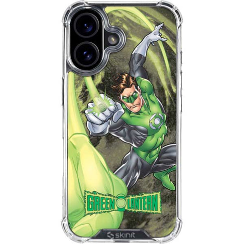 DC Comics Green Lantern Super Punch iPhone 16 Clear Case