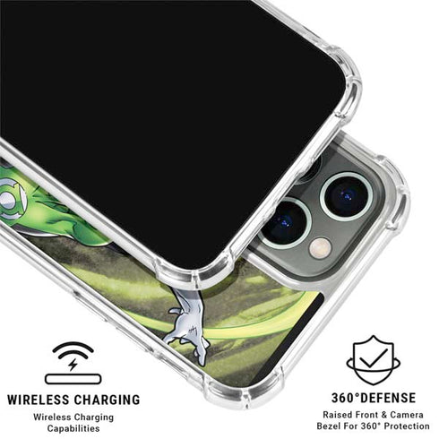 DC Comics Green Lantern Super Punch iPhone 16 Pro Clear Case