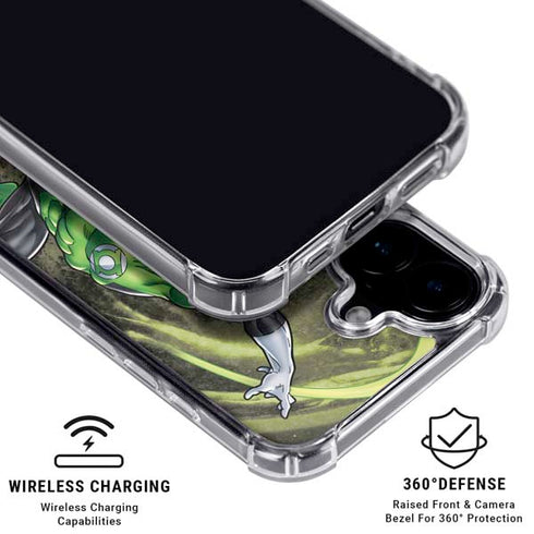 DC Comics Green Lantern Super Punch iPhone 17 Clear Case