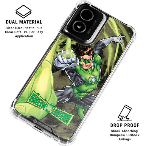DC Comics Green Lantern Super Punch Moto G Power 5G (2024) Clear Case