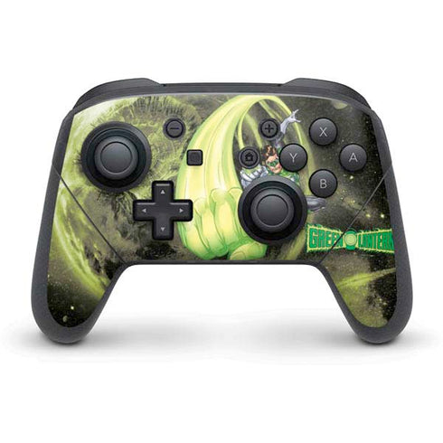 DC Comics Green Lantern Super Punch Nintendo Switch Pro Controller Skin