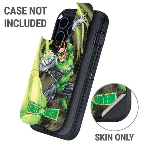 DC Comics Green Lantern Super Punch Otterbox Defender iPhone Skin