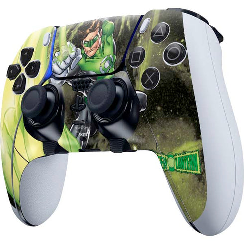 DC Comics Green Lantern Super Punch PS5 DualSense Edge Pro Controller Skin