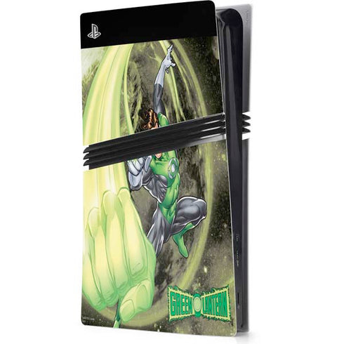 DC Comics Green Lantern Super Punch PS5 Pro Console Skin