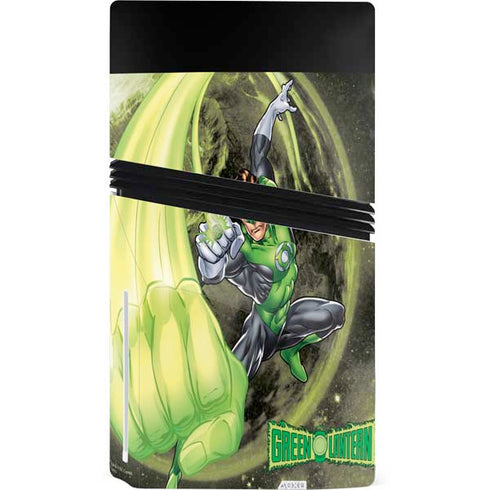 DC Comics Green Lantern Super Punch PS5 Pro Disk Console Skin