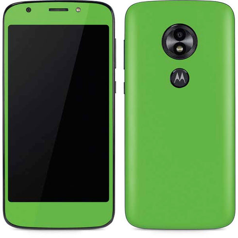 Green Moto E5 Play Skin