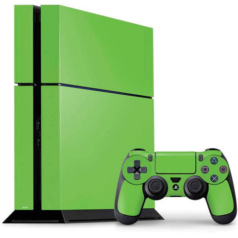 Green PlayStation PS4 Skins