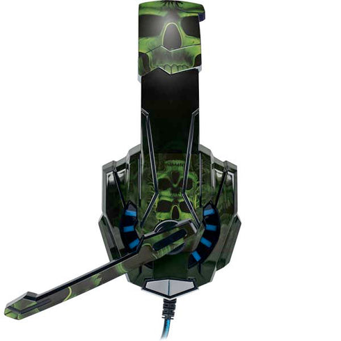 Liquid Blue Green Skulls BENGOO G9000 Skin