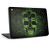 Liquid Blue Green Skulls HP Chromebook Skin