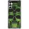 Liquid Blue Green Skulls Gabb Phone 4 Clear Case