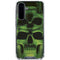 Liquid Blue Green Skulls Galaxy A36 5G Clear Case