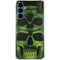 Liquid Blue Green Skulls Galaxy A55 5G Clear Case