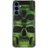 Liquid Blue Green Skulls Galaxy A55 5G Clear Case