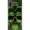 Liquid Blue Green Skulls Galaxy Note 10 Plus Skin