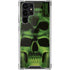 Liquid Blue Green Skulls Galaxy S22 Ultra Clear Case