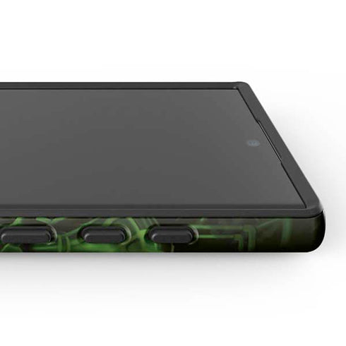 Liquid Blue Green Skulls Galaxy S25 Ultra Impact Case