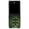 Liquid Blue Green Skulls Galaxy Z Flip6 Clear Case