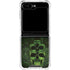 Liquid Blue Green Skulls Galaxy Z Flip6 Clear Case